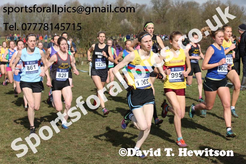 Senior womens 2019 British Athletics Inter Counties Cross Country, Prestwood Hall, Loughborough. Photo:  David T. Hewitson/Sports for All Pics